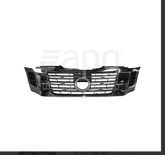 NEW FRONT GRILLE CHROME FOR NISSAN NAVARA NP300 9/2016-ON