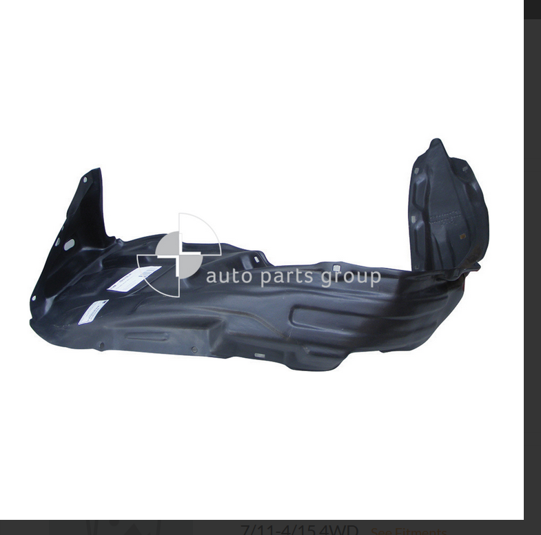 GENUINE LEFT FRONT INNER GUARD LINER FOR TOYOTA HILUX 7/2011-4/2015 4WD 4X4