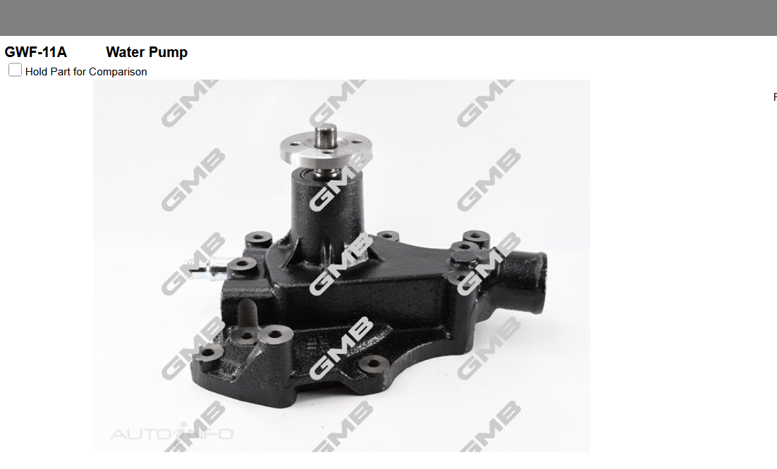GENUINE GMB WATER PUMP+GASKET+SILICONE FOR Ford Landau 5.8L P5 V8 351ci