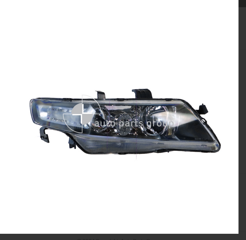 NEW RIGHT HEADLIGHT FOR HONDA ACCORD EURO SEDAN 12/2005-6/2008 HALOGEN