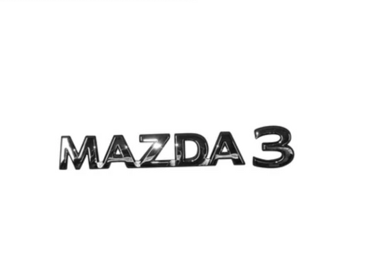 GENUINE BOOT LID BADGE EMBLEM FOR MAZDA 3 BP 04/19- SEDAN ONLY