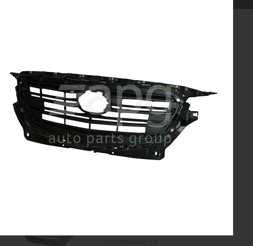 GENUINE FRONT GRILLE FOR MAZDA CX-3 8/2018-10/2021 BLACK TYPE CX3