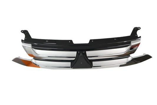 NEW FRONT GRILLE FOR MITSUBISHI OUTLANDER ZK 01/2015-09/2017 GRILLE CHROM-BLACK