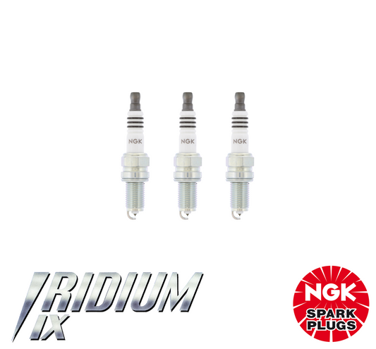 3x IRIDIUM NGK SPARK PLUG SET FOR Suzuki Cappuccino 0.7L Turbo (F6A)