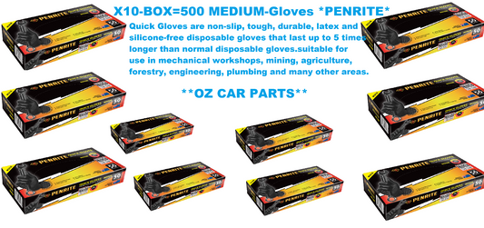 X10 BOX 500-Medium Gloves *PENRITE* HEAVY DUTY GLOVES
