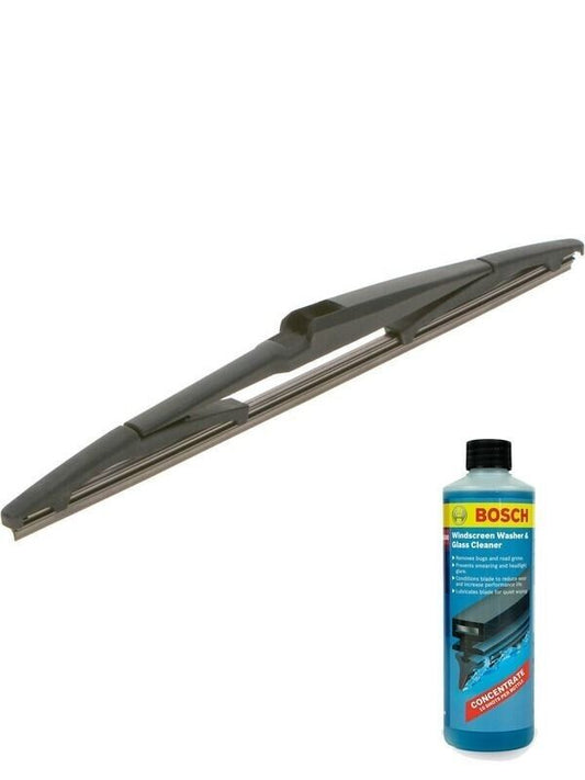 Bosch Rear Wiper Blade 290mm + Windshield Washer Fluid Fits Mazda Mazda3, Toyota