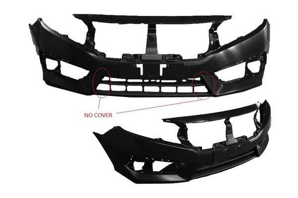 NEW FRONT BAR BUMPER FOR HONDA CIVIC  FC SEDAN  05/2016 ~ 12/2018 FOG LIGHT TYPE