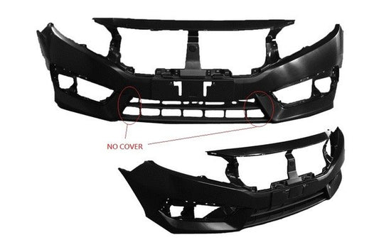 NEW FRONT BAR BUMPER FOR HONDA CIVIC  FC SEDAN  05/2016 ~ 12/2018 FOG LIGHT TYPE