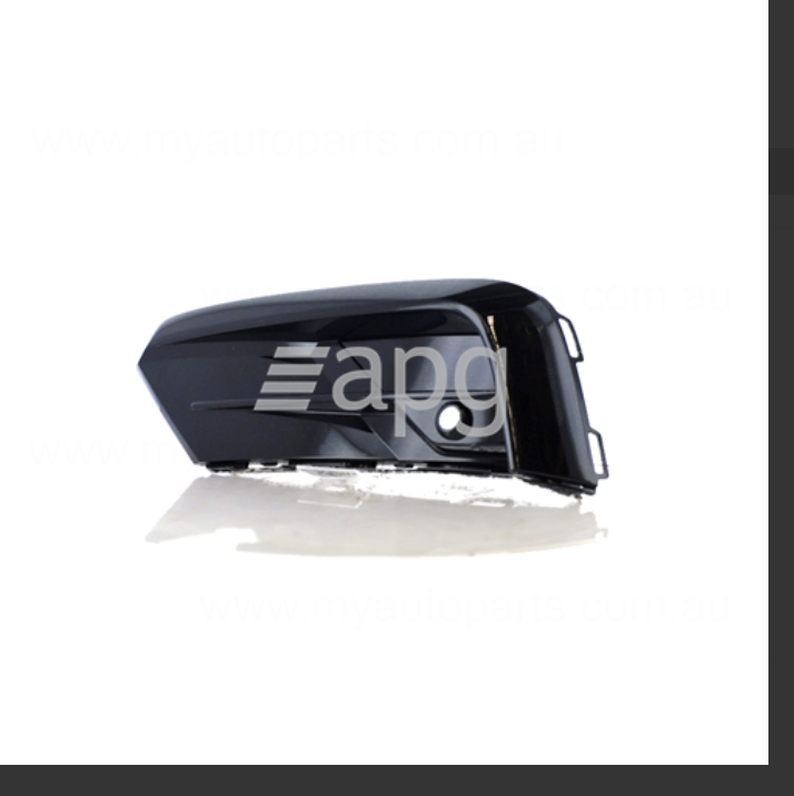 GENUINE PASSENGER SIDE FOG LIGHT COVER FOR Volkswagen Tiguan 5N 5/2016 On