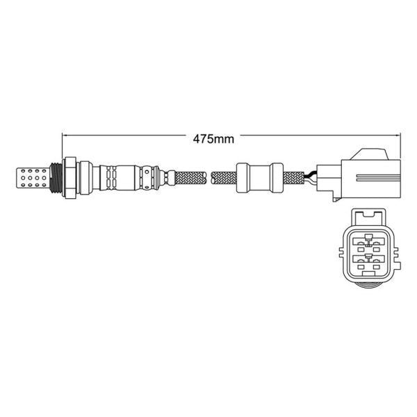 NEW Exhaust O2 Oxygen Sensor FOR Land Rover Discovery (L319 4.0L V6 Cologne,