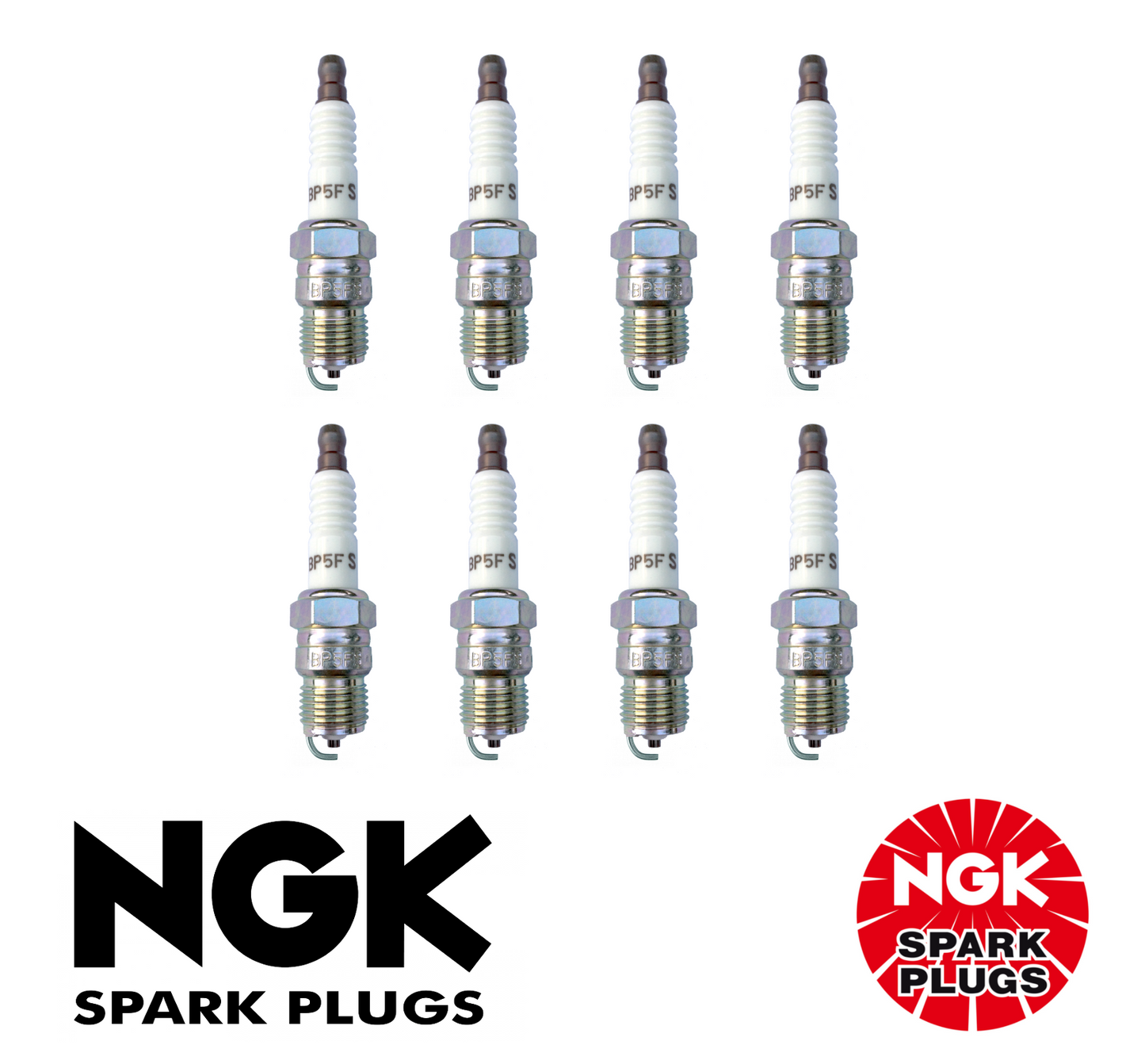 8 x GENUINE NGK SPARK PLUG SET FOR Holden Monaro HQ 4.2L V8 (253ci Red Motor)
