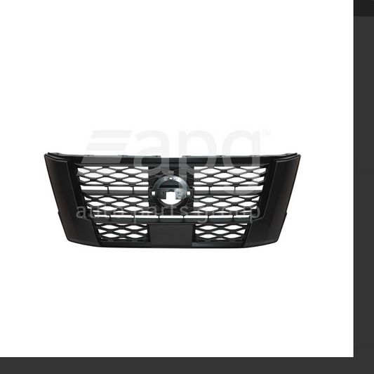 GENUINE FRONT GRILLE FOR NISSAN NAVARA D23 12/2020-ON SL MODELS BLACK