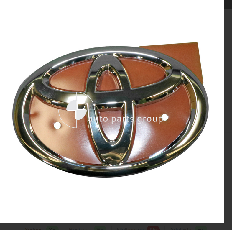 GENUINE FRONT BAR EMBLEM BADGE FOR TOYOTA 86 ZN6 6/2012-10/2016