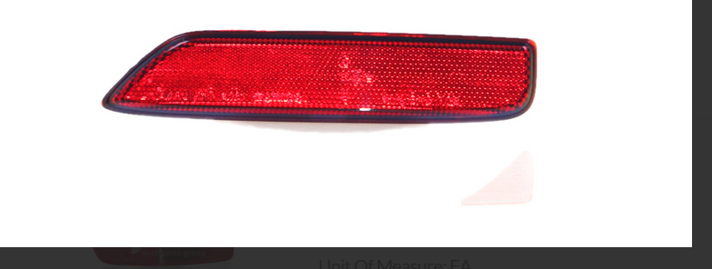 GENUINE REAR RIGHT REFLECTOR FOR MITSUBISHI MIRAGE LB HATCH  2/2020-ON
