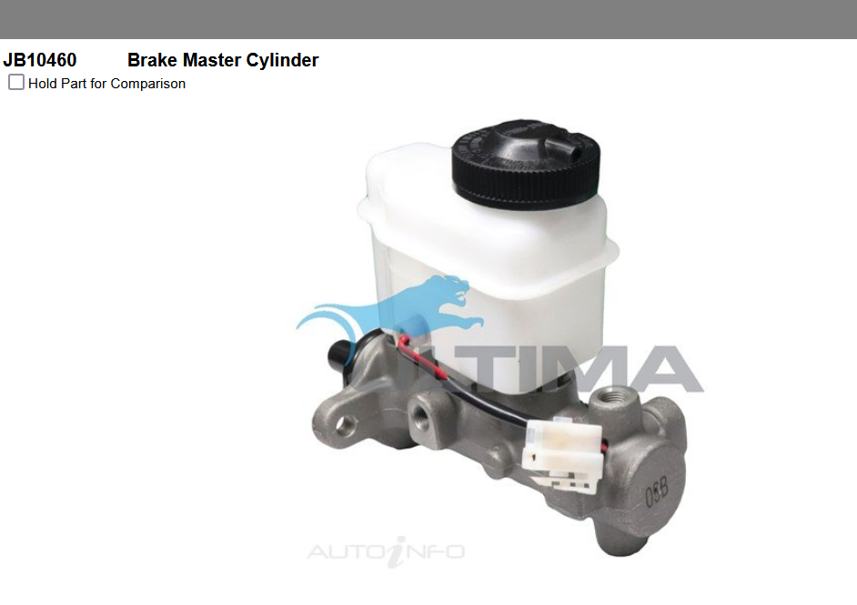 BRAKE MASTER CYLINDER FOR MAZDA BT50 B3000 UN 3.0L 2006-2011 AUTO ABS