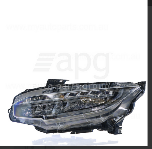 GENUINE LEFT HEADLIGHT FOR HONDA CIVIC 1/2020-10/2021 LED ELECTRIC ADJUST