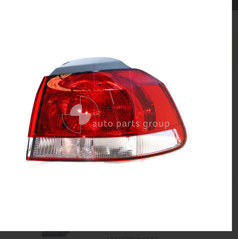 NEW RIGHT TAIL LIGHT LAMP FOR Volkswagen Golf MK6 6/10-3/13 5DR GTD 2/09-3/13 5D