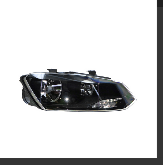 NEW RIGHT HEADLIGHT FOR VOLKSWAGEN VW POLO 6R 8/14-3/18 TWO ROUND SHAPE REFLECTO