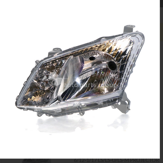 NEW LEFT HEADLIGHT FOR ISUZU D-MAX 6/12-1/17 Suit SX & EX HALOGEN TYPE DMAX 12DM