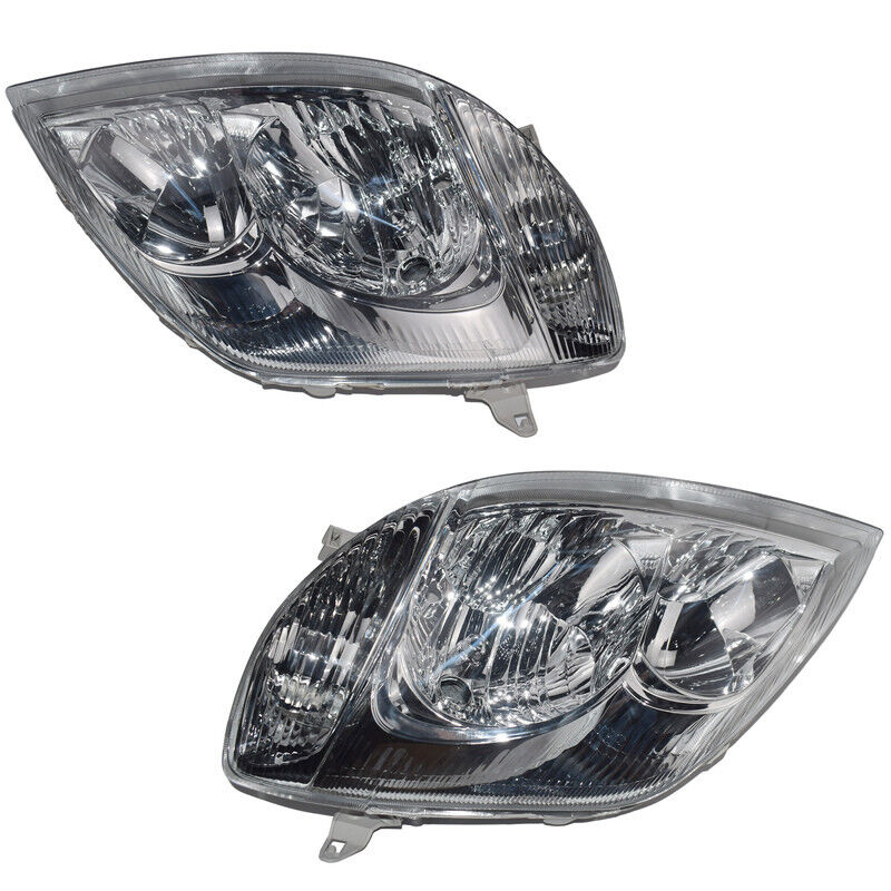 Pair Head Light Lamp Fit For Toyota Corolla ZZE122 Sedan Wagon 2001-2007