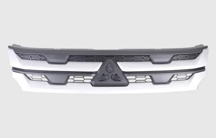 NEW Front Grille FOR MITSUBISHI ASX 9/2019-5/2025 XD Silver Grey Mould/Black