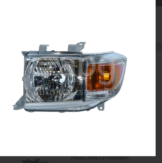 GENUINE LEFT HEADLIGHT FOR Toyota Landcruiser VDJ76 VDJ78 VDJ79-R 7/09-8/16 HALO