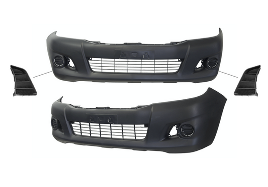 NEW FRONT BAR BUMPER FOR TOYOTA HILUX TGN/KUN/GGN 09/2011 ~ 06/2015 WITH BEZEL