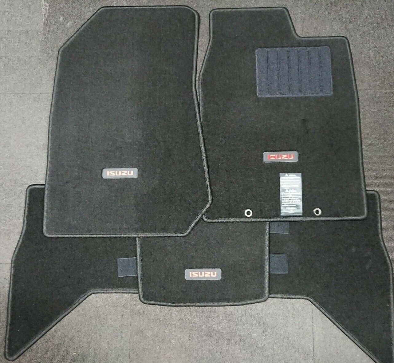 New genuine carpet mats SET FOR Isuzu DMAX 2012 - 2020 front & rear set