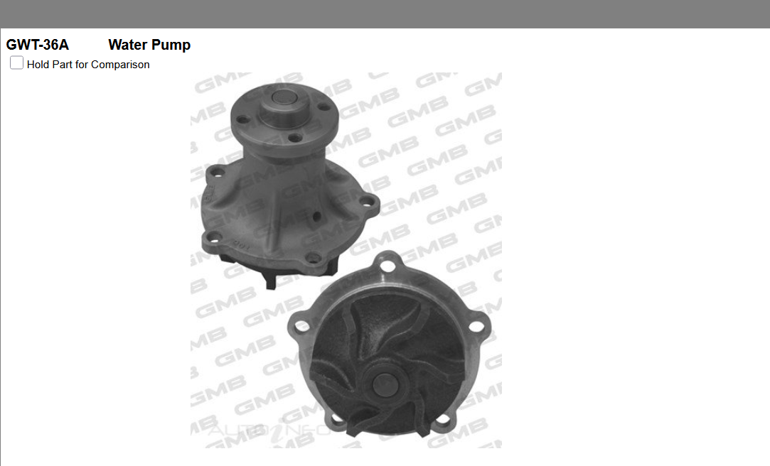 GENUINE GMB WATER PUMP+GASKET+SILICONE FOR Nissan Maxima 3.0L J30 i