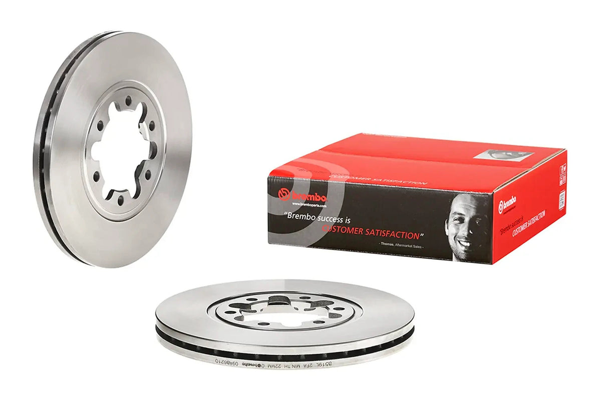 Brembo FRONT Disc Brake Rotor FOR Ford Courier 2.5 PD TD 1996-1999 *256MM-DISC