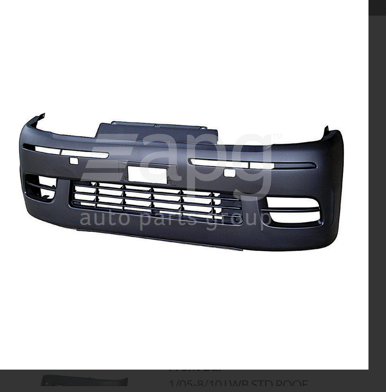 NEW FRONT BUMPER BAR FOR TOYOTA HIACE 1/2005-8/2010 LWB STD ROOF