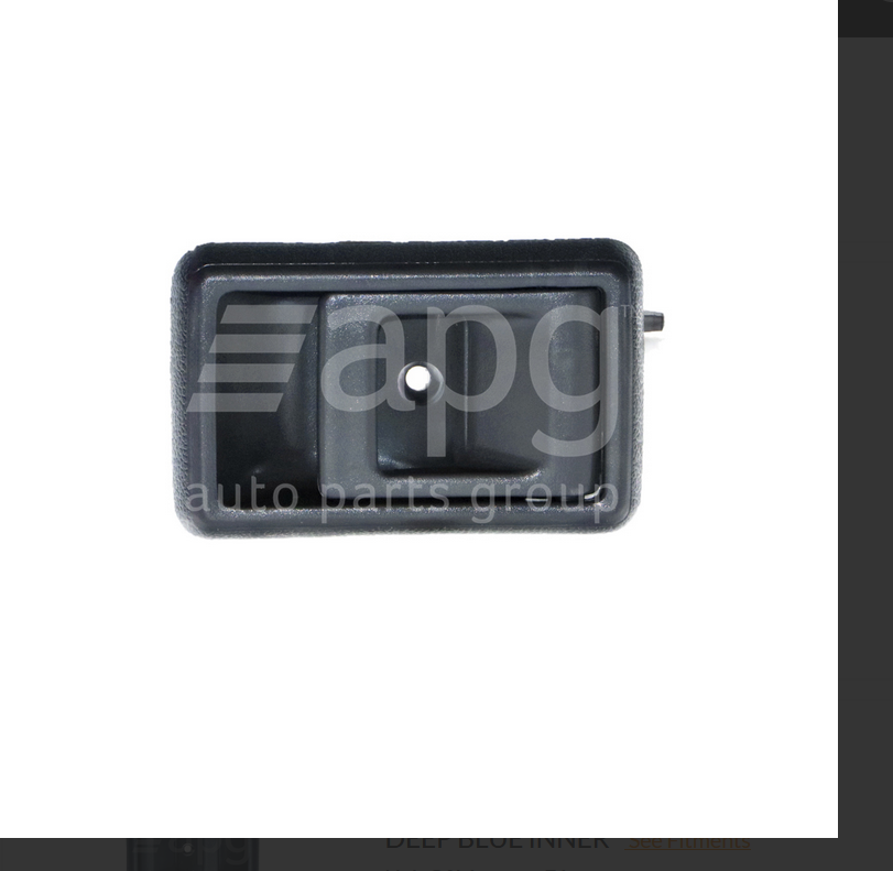 NEW RIGHT FRONT INNER DOOR HANDLE GREY FOR TOYOTA LANDCRUISER 11/1984-1/1990