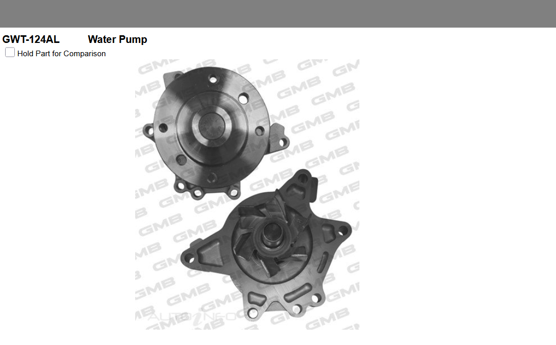 GENUINE GMB WATER PUMP+GASKET+SILICONE FOR Toyota Celica 1.8 T230 16V TS ZZT231R