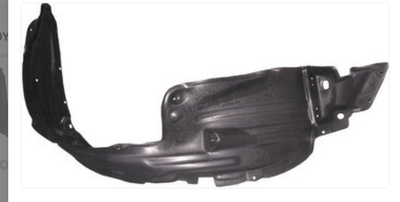 NEW FRONT RIGHT INNER GUARD LINER FOR TOYOTA HILUX TGN/KUN/GGN 2WD/4WD 08/2008-