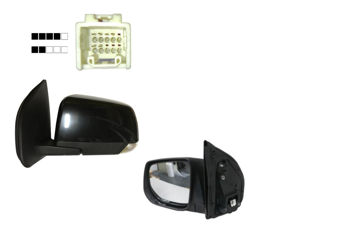 NEW LEFT SIDE DOOR MIRROR FOR HOLDEN COLORADO & /7/ TRAILBLAZER 6-PIN SERIES-2