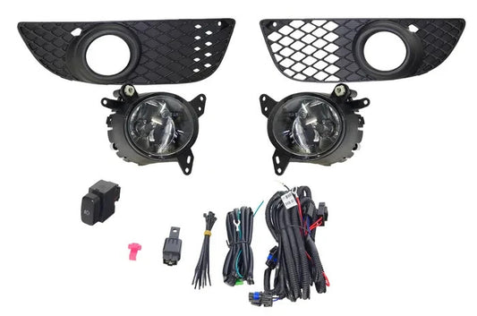 NEW FRONT FOGLIGHT KIT FOR MITSUBISHI LANCER CJ 09/2007-10/15 WITH SWITCH & WIRE