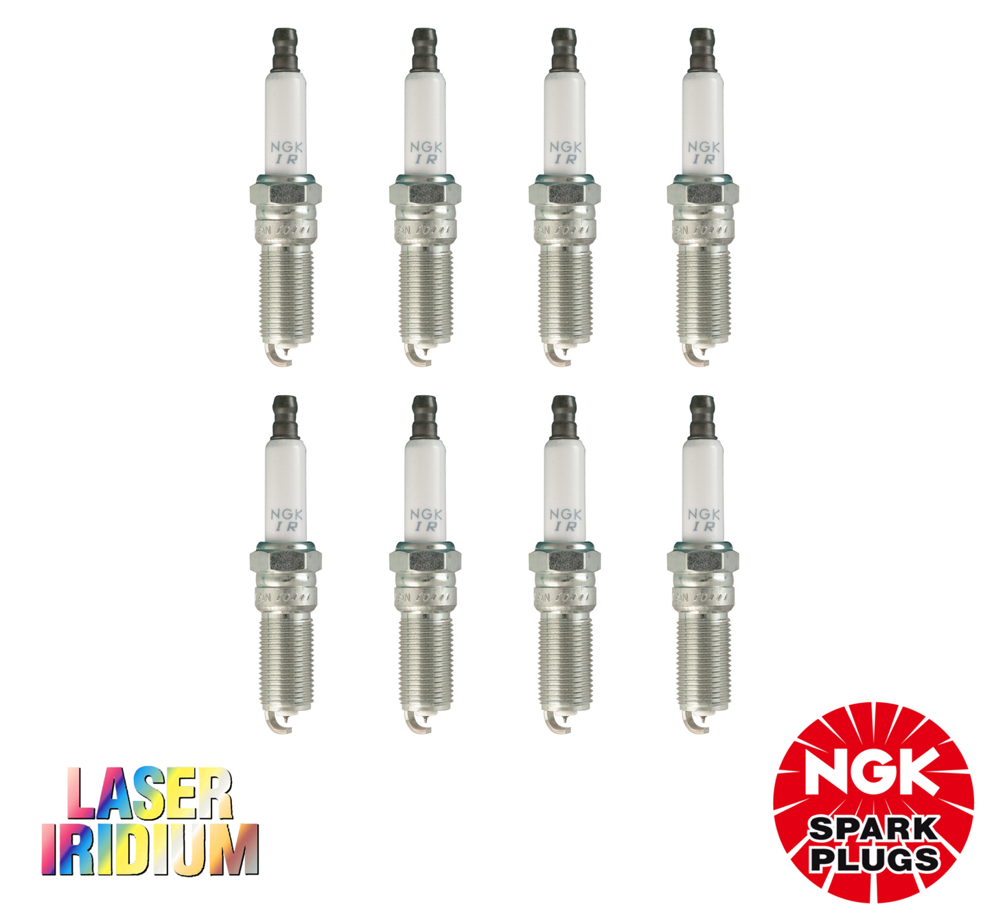8x LASER IRIDIUM GENUINE NGK SPARK PLUG FOR Ford F150 SVT Raptor 6.2L V8 (379)