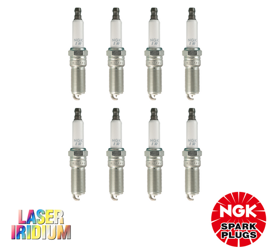 8x LASER IRIDIUM GENUINE NGK SPARK PLUG FOR Ford F150 SVT Raptor 6.2L V8 (379)