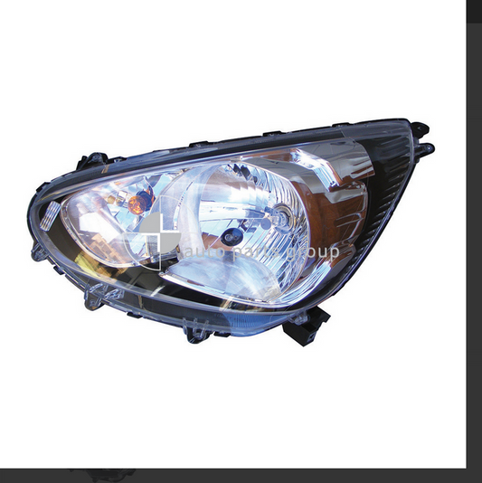 NEW LEFT HEADLIGHT FOR MITSUBISHI MIRAGE LA HATCH 12/2012-3/2016 HALOGEN TYPE