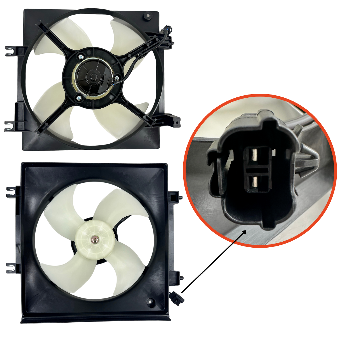 NEW AC CONDENSER FAN FOR SUBARU FORESTER SH 02/2008-12/2012 PETROL,NON TURBO