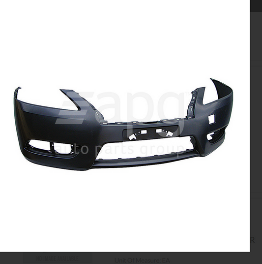 GENUINE FRONT BUMPER BAR FOR NISSAN PULSAR 11/12- ST/ST-L W/O HEADLAMP WASHER TY