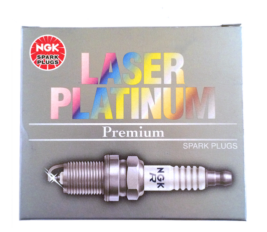 6x LASER PLATINUM NGK SPARK PLUG SET FOR BKR6EQUP