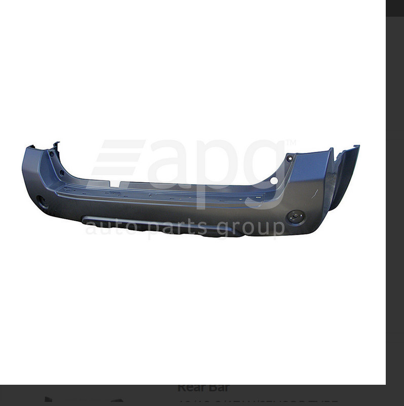 GENUINE REAR BUMPER BAR FOR NISSAN PATHFINDER 1/2010-10/2013