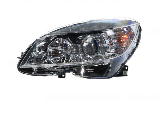 NEW DRIVER SIDE HEADLIGHT FOR Mercedes-Benz C Class Halogen With Headlamp Leveli