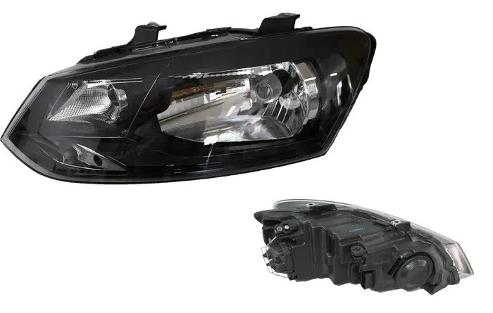 NEW LEFT HEADLIGHT FOR VOLKSWAGEN POLO 6R 3/2010-07/2014 H4 / PY21-GLOBE