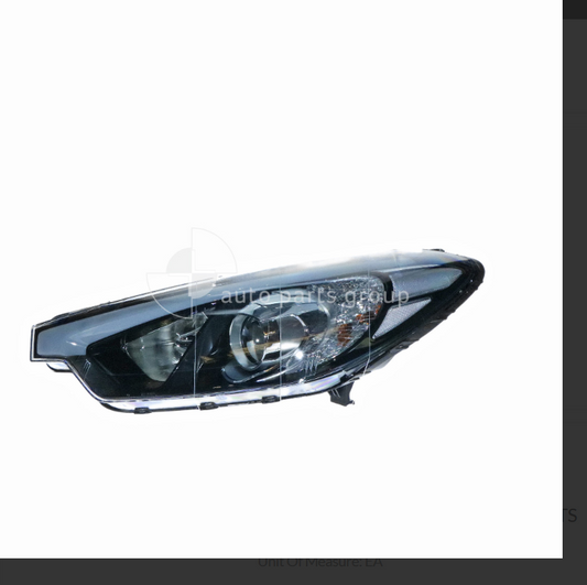 GENUINE LEFT HEADLIGHT FOR KIA CERATO YD 4/2013-3/2016 HALOGEN MANUAL ADJUST