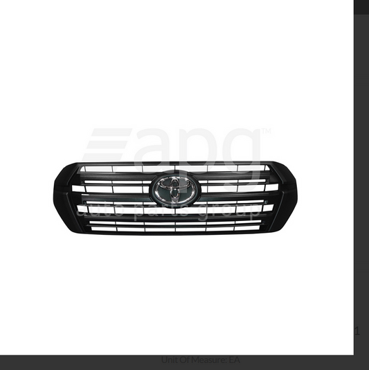 GENUINE FRONT GRILLE FOR TOYOTA LANDCRUISER 9/2015- WAGON BLACK W/O PRECRASH SEN