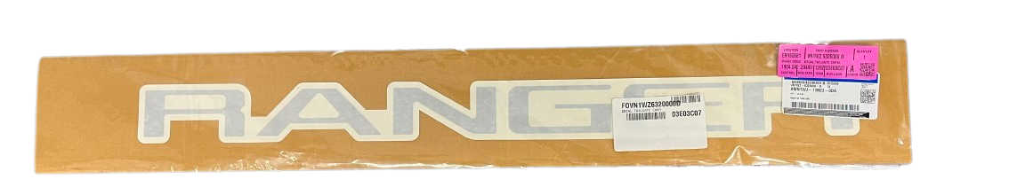 GENUINE Tailgate SILVER Decal Sticker FOR FORD RANGER XLT/Wildtrack/Raptor 22-ON