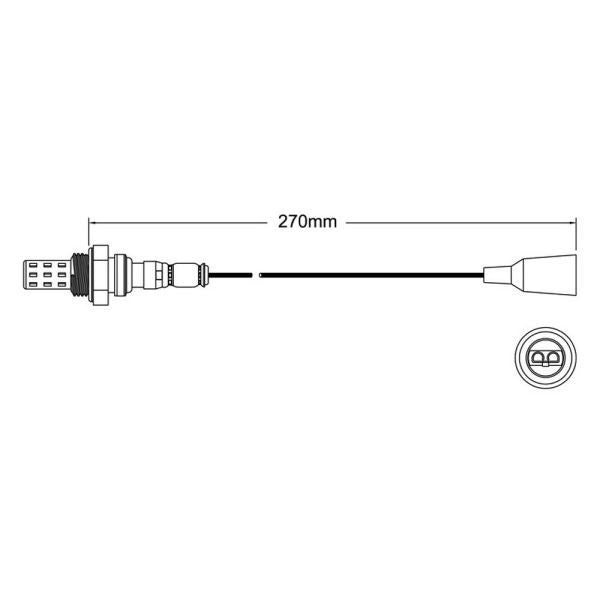 NEW Exhaust O2 Oxygen Sensor FOR Nissan Patrol (GQ TB42E EFI & GU TB45 pre-cat