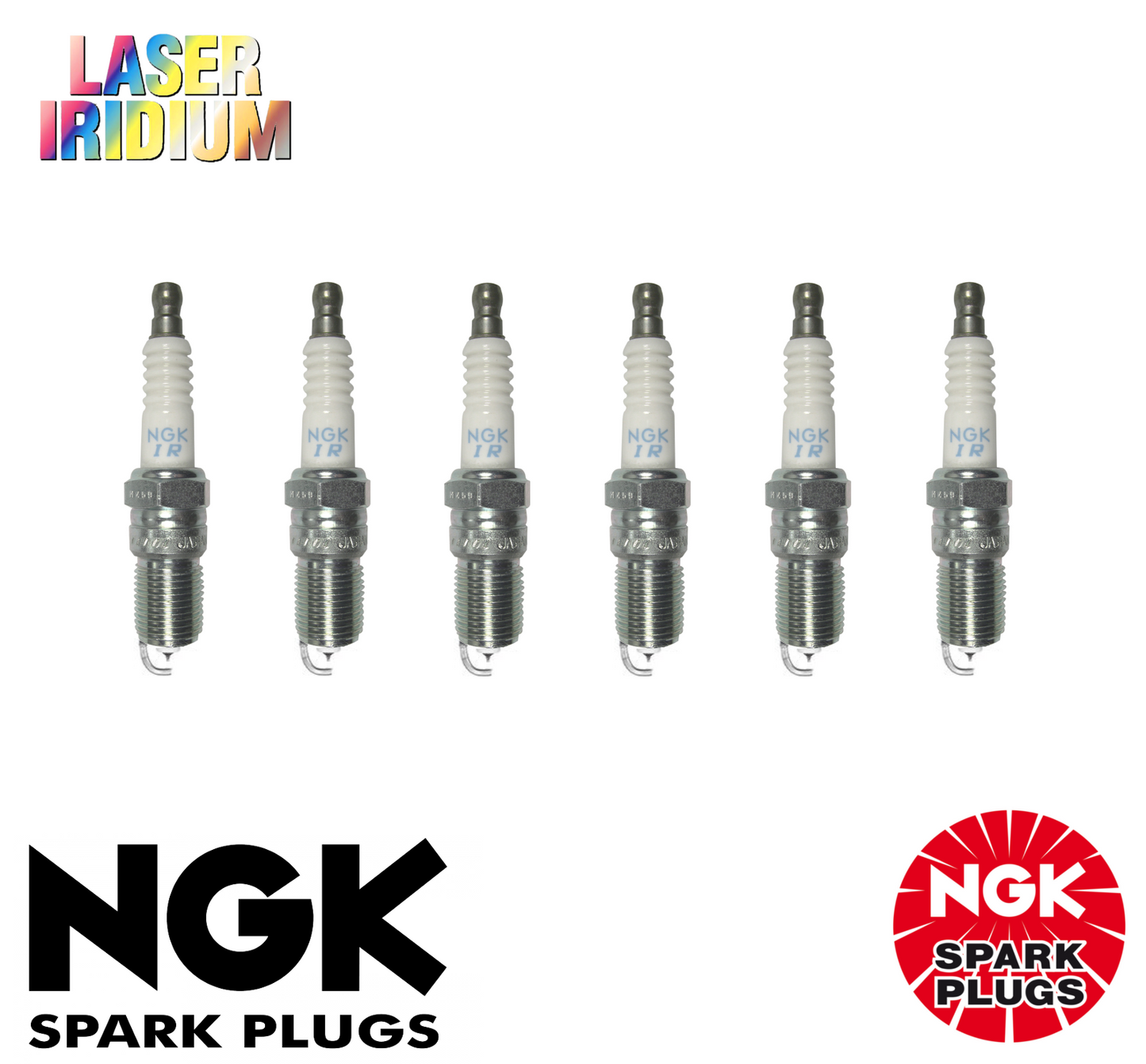 6x LASER IRIDIUM NGK SPARK PLUG SET FOR Ford Explorer UQ 4.0L V6 (Cologne SOHC)